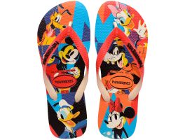 Havaianas Disney Stylish (41/42) -  8813 Bege Palha Vermelho Rubi           