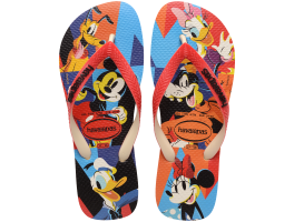 Havaianas Disney Stylish (37-44) - Bege Palha Vermelho Rubi 8813  