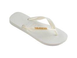 Havaianas Top Logo Metallic (37/38) - Branco 0001