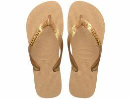 Havaianas Top Logo Metallic (37/38) - Dourado 0570