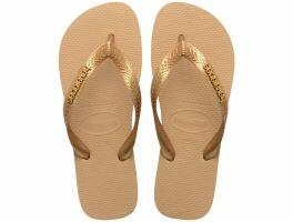 Havaianas Top Logo Metallic (39/40) - Dourado 0570