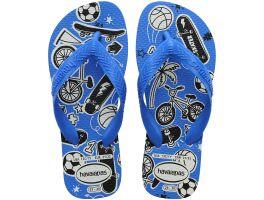 Havaianas Kids Athletic (29/30) - Branco Azul 0093