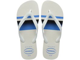 Havaianas Top Basic (43/44) - Branco Azul 7854