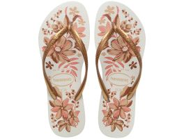 Havaianas Slim Organic (39/40) - Branco Dourado 1711