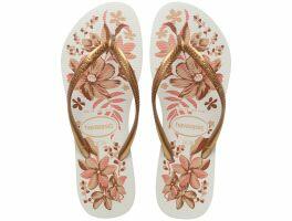 Havaianas Slim Organic (41/42) - Branco Dourado 1711