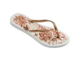 Havaianas Slim Organic (41/42) - Branco Dourado 1711
