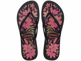 Havaianas Slim Organic (33-42) - Preto Cinza Ouro 2718