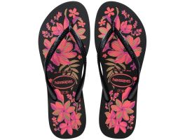 Havaianas Slim Organic (35/36) - Preto Cinza Ouro 2718