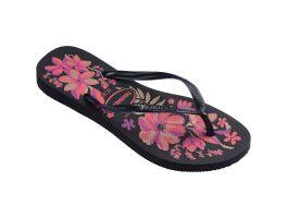 Havaianas Slim Organic (33/34) - Preto Cinza Ouro 2718