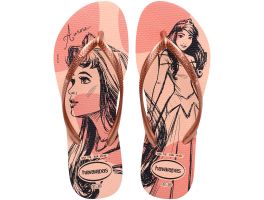 Havaianas Slim Princesas (37/38) - Rosa Ballet Dourado Blush Rosa 2022 