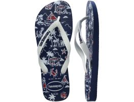 Havaianas Top Nautical (41/42) - Marinho Marinho Branco 0306 