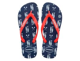 Havaianas Top Nautical (43/44) - Marinho Vermelho Rubi 5603