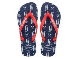 Havaianas Top Nautical (45/46) - Marinho Vermelho Rubi 5603 