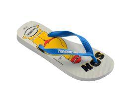 Havaianas Simpsons (37/38) - Branco Azul 0093