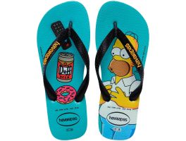 Havaianas Simpsons (37-44) - Azul Tradicional Preto 2968