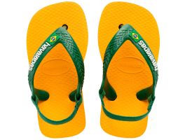 Havaianas Baby Brasil Logo (17-22) - 2151 Amarelo Pop Amazonia 