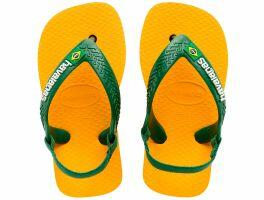 Havaianas Baby Brasil Logo (17-22) - 2151 Amarelo Pop Amazonia 