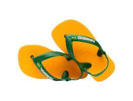 Havaianas Baby Brasil Logo (17-22) - 2151 Amarelo Pop Amazonia 