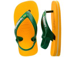 Havaianas Baby Brasil Logo (17-22) - 2151 Amarelo Pop Amazonia 