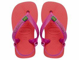 Havaianas Baby Brasil Logo (17-22) - Coral Rosa 4380