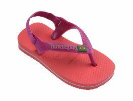 Havaianas Baby Brasil Logo (17-22) - Coral Rosa 4380