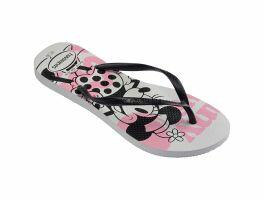 Havaianas Slim Disney (33/34) - Branco Preto 0128