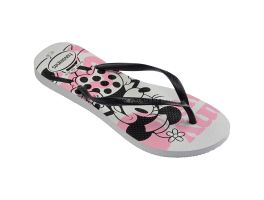 Havaianas Slim Disney (33-40) - Branco Preto 0128