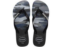 Havaianas Top Camu (37/38) - Preto Branco 4058