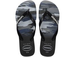 Havaianas Top Camu (37-46) - Preto Branco 4058 