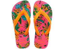 Havaianas Kids Top Fashion (23-32) - Rosa Flux Amarelo Pop 7180