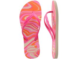 Havaianas Fantasia Style (33/34) - Bege Rosa 8342