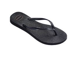 Havaianas Slim Gloss (33/34) - Preto Prata 3548