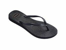 Havaianas Slim Gloss (41/42) - Preto Prata 3548