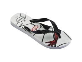 Havaianas Top Marvel Logomania (45/46) - Branco Preto 0128