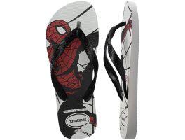 Havaianas Top Marvel Logomania (37-46) - Branco Preto 0128 