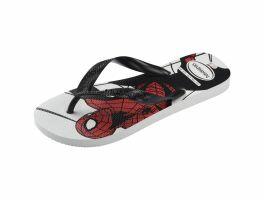 Havaianas Top Marvel Logomania ( 33-42) - Branco Preto 0128 