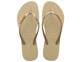 Havaianas Slim Glitter II (25/26) - Areia 0154 