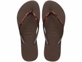 Havaianas Slim Glitter II (33-40) - Café 0727