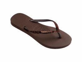Havaianas Slim Glitter II (33/34) - Café 0727