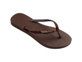 Havaianas Slim Glitter II (41/42) - Café 0727
