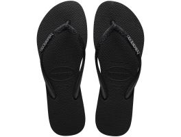 Havaianas Slim Glitter II (33/34) - Preto 1069