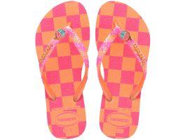 Havaianas Kids Slim Glitter II (27-36) - Pêssego 0027 