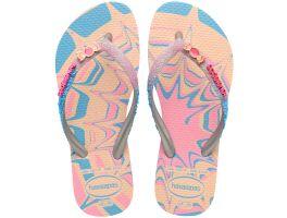 Havaianas Kids Slim Glitter II (27-36) - Rosa Glow 9321