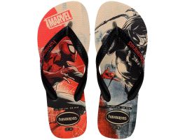 Havaianas Top Marvel Classics (35-44) - Bege Palha Preto 9446  