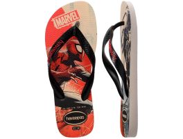 Havaianas Top Marvel Classics (37-44) - Bege Palha Preto 9446 