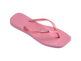 Havaianas Slim Square Logo Mettalic (39/40) - Rosa Chiffon 1105