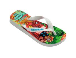 Havaianas Kids Top Marvel II (31/32) - Branco Azul 7854