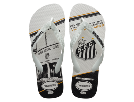 Havaianas Top Times Santos (45/46) - Branco 0198