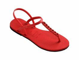 Rasteirinha Havaianas Paraty Chains (Nº38) - Vermelho Rubi 2090
