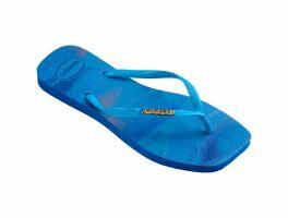 Havaianas Slim Square Trendy (37/38) - Azul Estrela 3847 